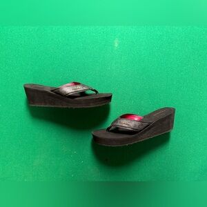 B1 / Coach Black Platform Shoes